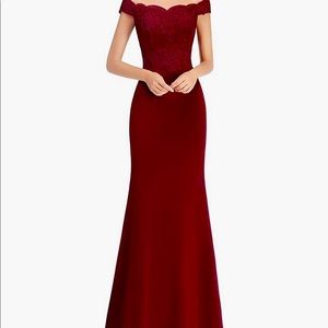 Burgundy/Red Gown
